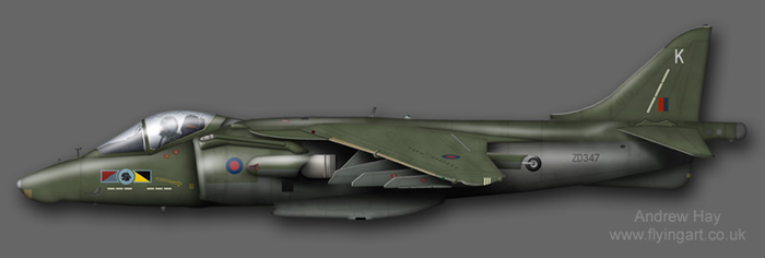 Harrier GR.5 ZD347 233 OCU